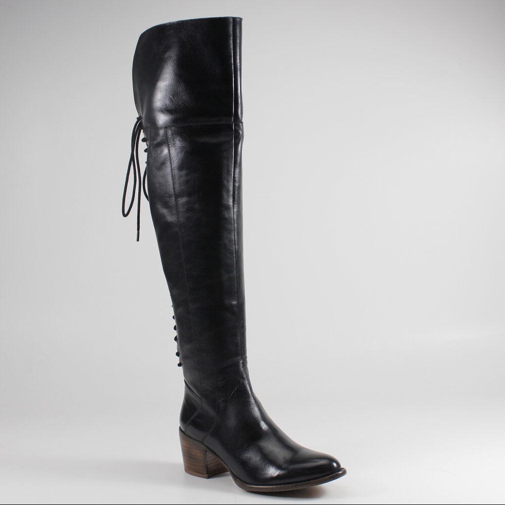 Diba Sunset Sail OTK Black Boots